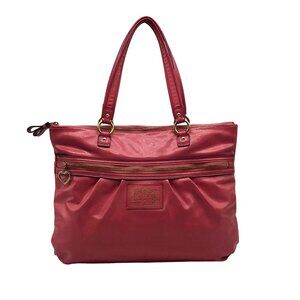 Coach Poppy Daisy Liquid Gloss Pink Patent Leather Tote Bag F20004